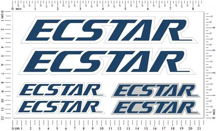 Ecstar autocollants laminés Moto GP sponsor Moto décalcomanies ensemble pour Suzuki Honda Kawasaki D