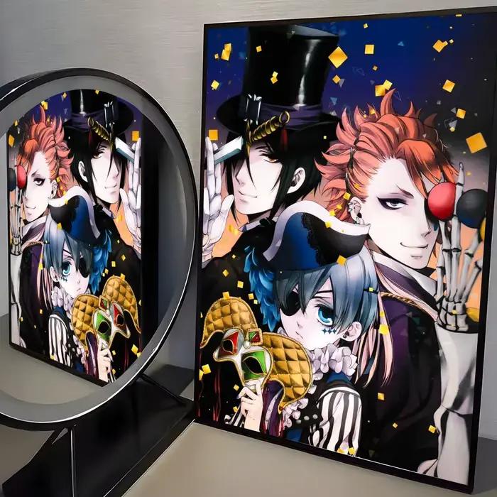 Affiche d'anime B-Black B-Butler, affiche artistique HD, autocollante, imperméable, pour la maison, 