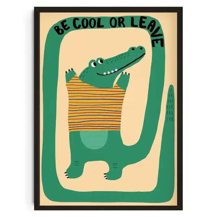 Affiche d'animaux imprimés de lapins floraux nordiques, ours Cool, oie, Art mural, lapin fantaisiste