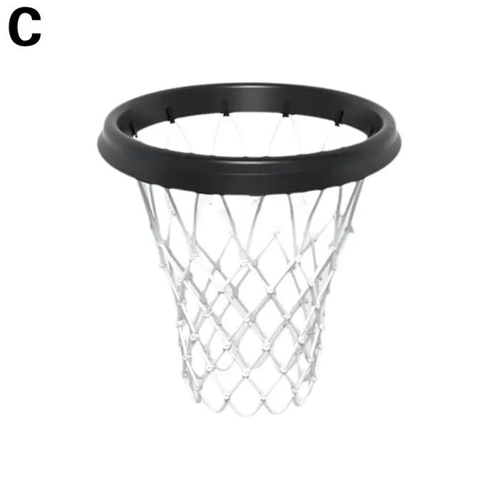 Cadre de filet de basket-ball portable en PU, poignées intérieures et extérieures, accessoires de ba