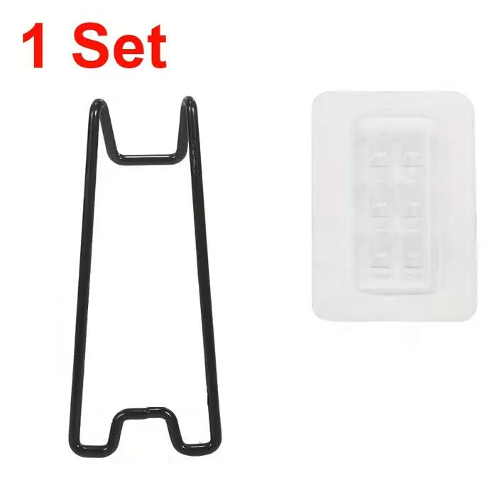 1/2 ensemble de supports pour cadres photo - support d'affichage en métal durable, réglable et auto-
