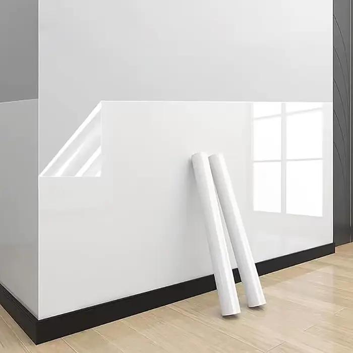 Papier peint Transparent pour cuisine, Film de protection à Adsorption électrostatique, autocollant 