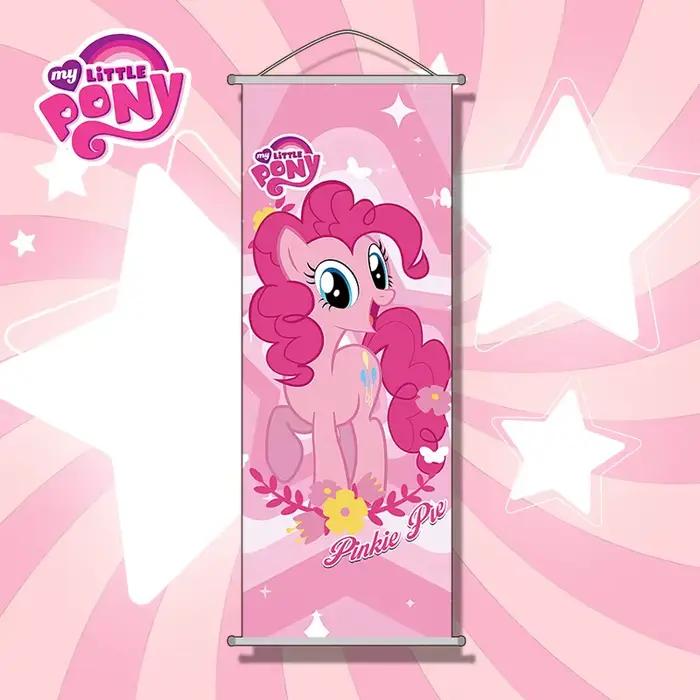 Peintures suspendues My Little Pony, affiche de tarte Pinkie de dessin animé, décoration de vacances