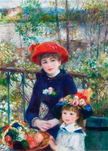 Auguste Renoir et Claude Monet Portrait œuvres d'art imprime affiches toile peintures danse à Le Mou