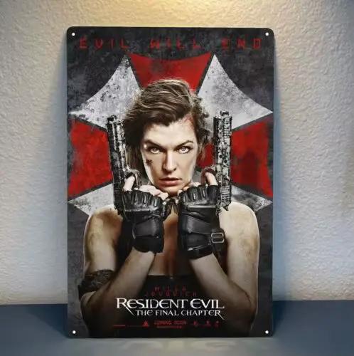 Affiche métallique de film - Plaque en aluminium 20x30cm