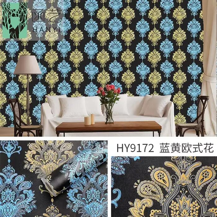 Papier peint autocollant Vintage à grand motif, auto-adhésif, effet bois 3D, pour couverture de sépa