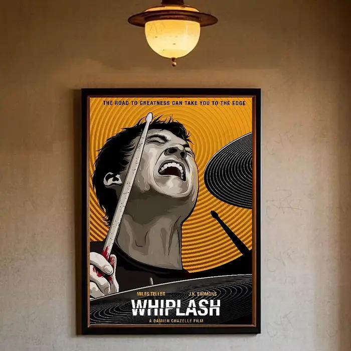 Affiche de film Whiplash classique, Art mural de haute qualité pour la maison, le bureau, la chambre