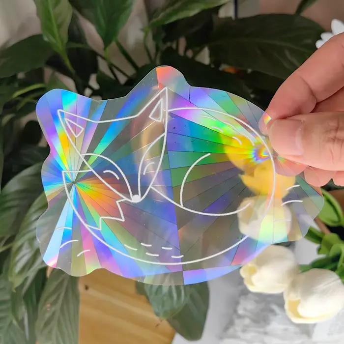 Attrape-soleil en PVC auto-adhésif, autocollants pour fenêtre en verre, lumière du soleil, papillon,