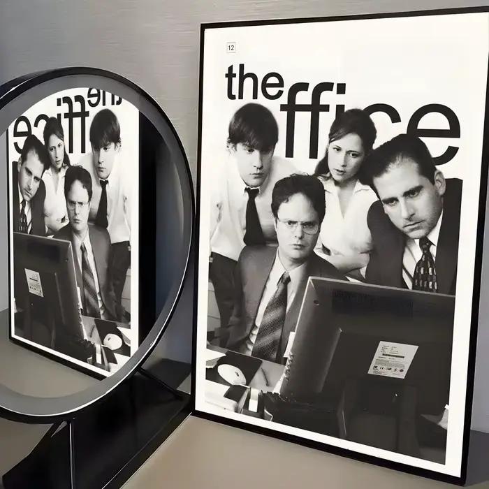 Affiche murale American Tv The O-Office, autocollants muraux élégants et abordables pour dortoir, sa