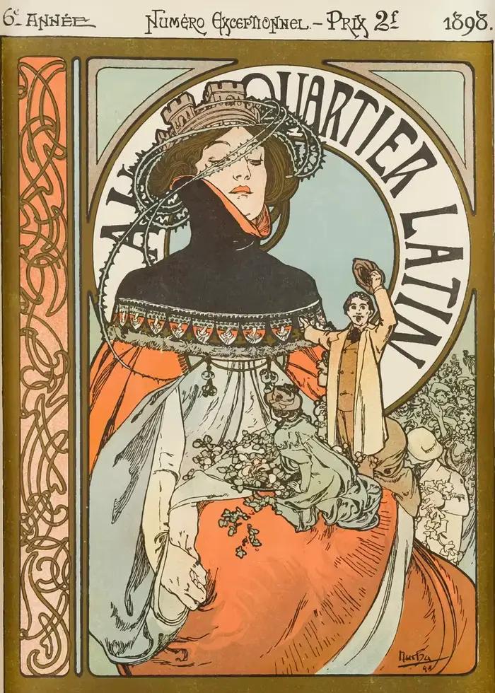Alphonse Mucha – peinture sur toile Vintage pour femme, affiches et imprimés, images d'art murales p