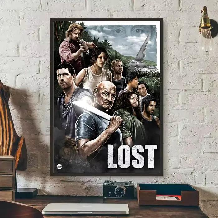 Affiche de film perdu HD, mur collant d'art, imperméable, pour la maison, le salon, la chambre à cou