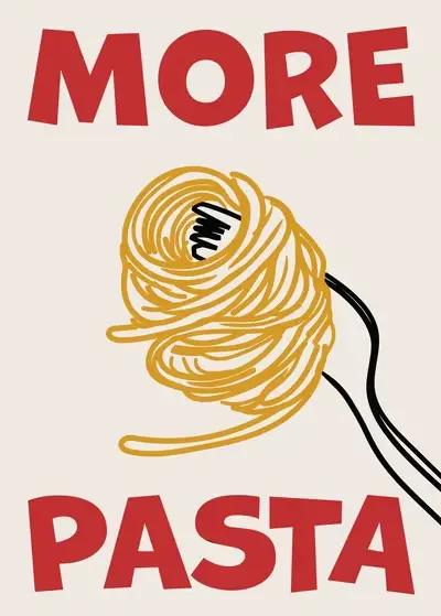 ChimWine Cheers Print Retro Poster, Pasta Night Food, Peinture, Bar Cart Art Decor, Maximalist Room 