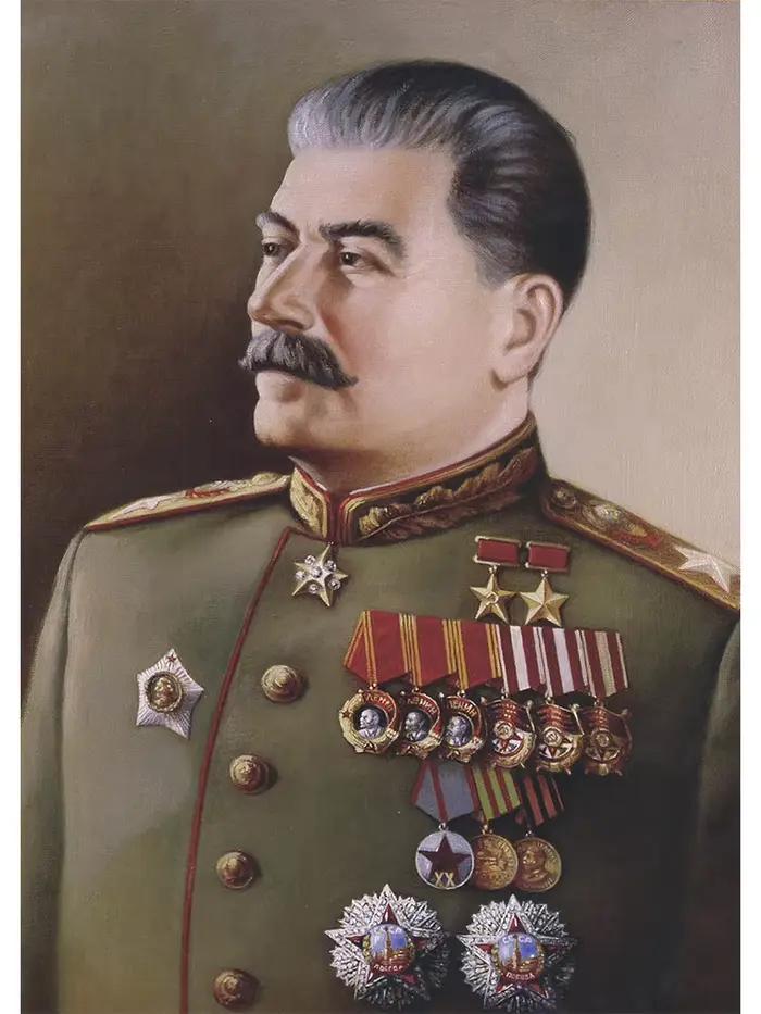 Célèbre russe Joseph Staline Portrait affiche et impression toile peinture rétro Figure mur Art pour