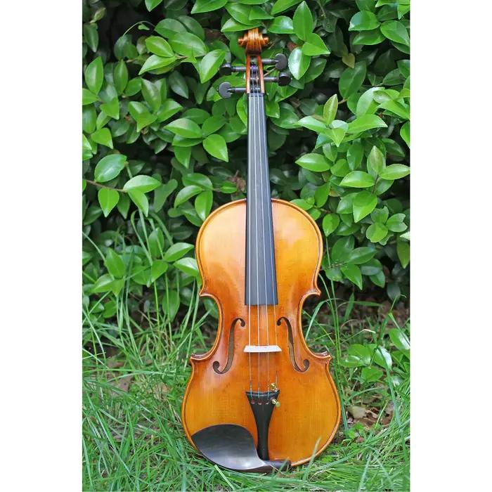 Violon artisanal de haute qualité, peint à l'huile, style antique européen, taille 4/4