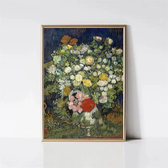 Vincent Van Gogh - Affiche d'art imprimée sélectionnée - Paysage Impressionniste Français, Fleur, Nu