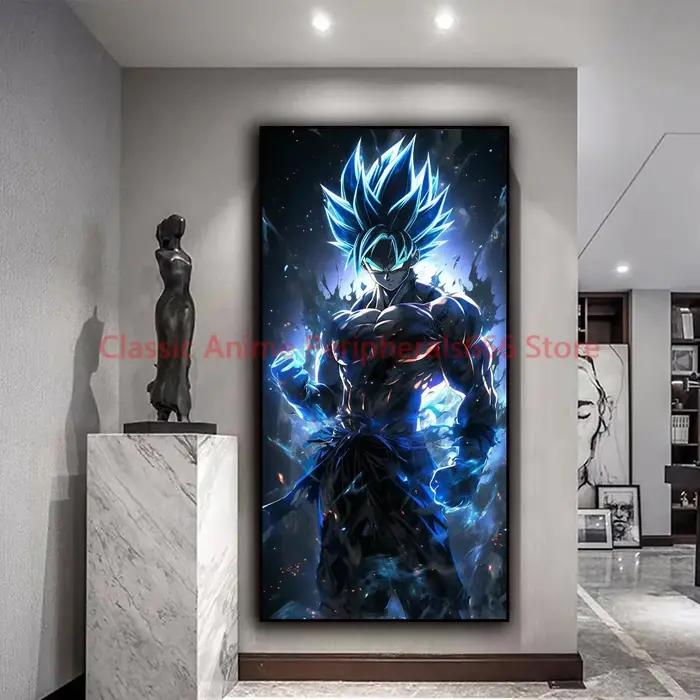 Dragon Ball Anime Decoration Painting, Sun Wukong, Super Saisuperb, Super Blue, Freedom, Extreme Spi