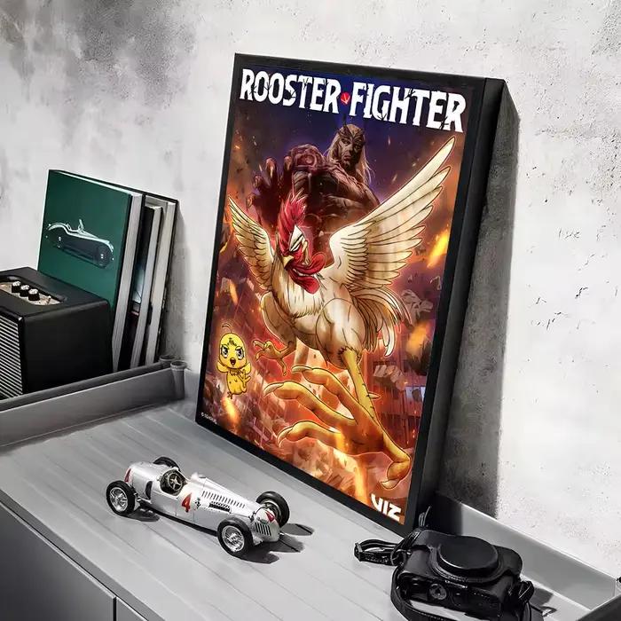 Affiche autocollante Anime ROOSTER FIGHTER, autocollant artistique parfait, conçu pour la maison, la