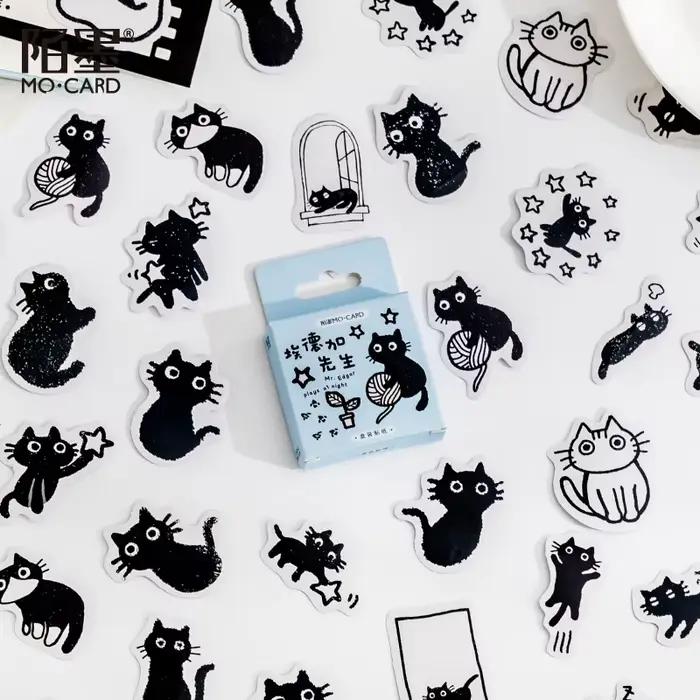 45 pièces/lot – Lot de mini autocollants mignons pour carnet de notes, scrapbooking, journal, papete