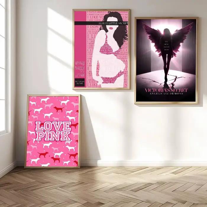 V-VictoriaS Fashion S-Secret Poster – autocollant mural imperméable de haute qualité
