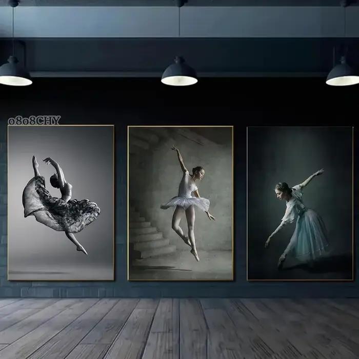 Affiche de séparés euse de phtalange de ballerine moderne