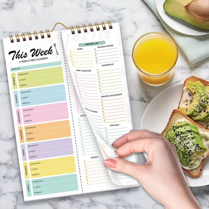 Bloc-notes de planification des repas