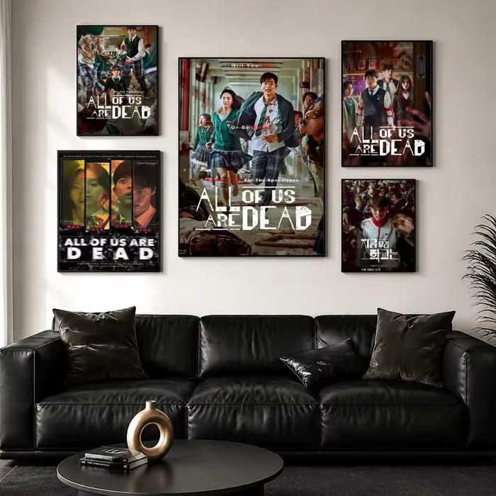 Affiche autocollante coréenne « All Of Us Are D-Dead »