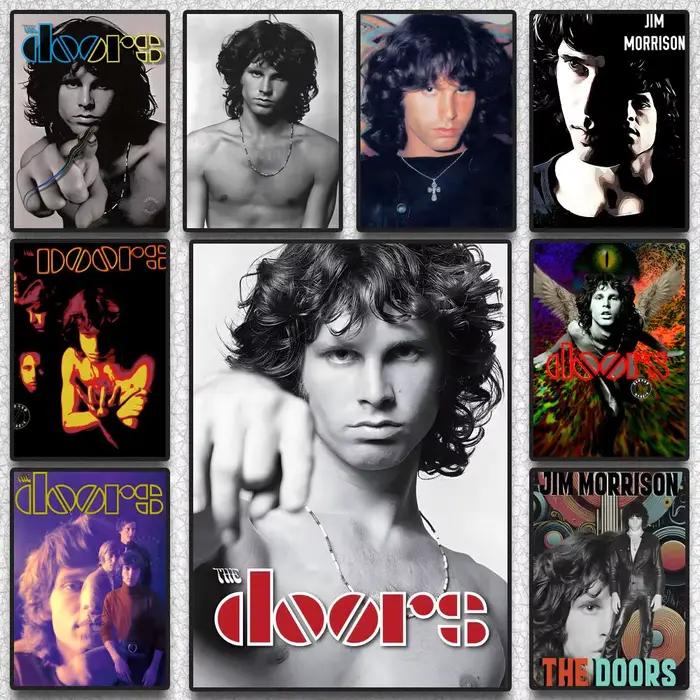 Affiche de groupe de Rock D-Doors Jim Morrison