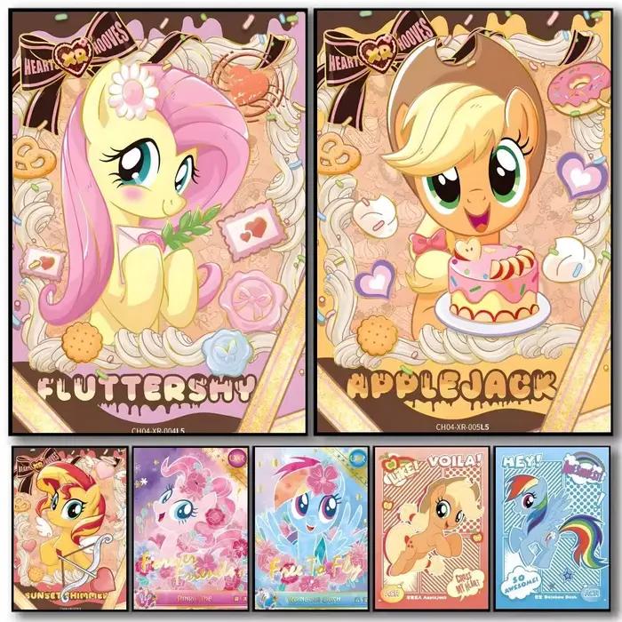 Affiche de dessin animé My L-Little P-Pony rose