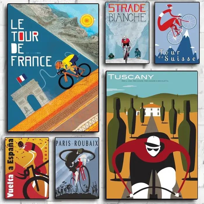 Affiche de vélo Vintage
