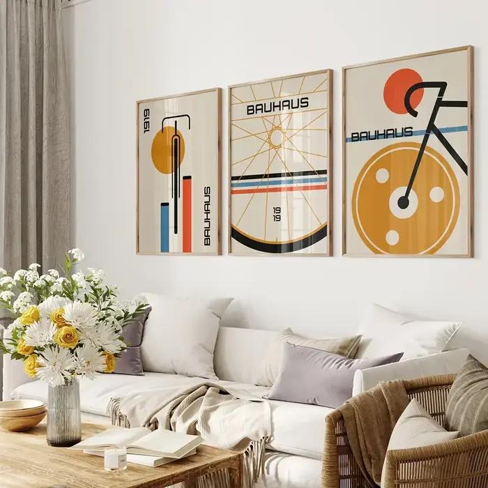 Affiches en toile de vélo Bauhaus