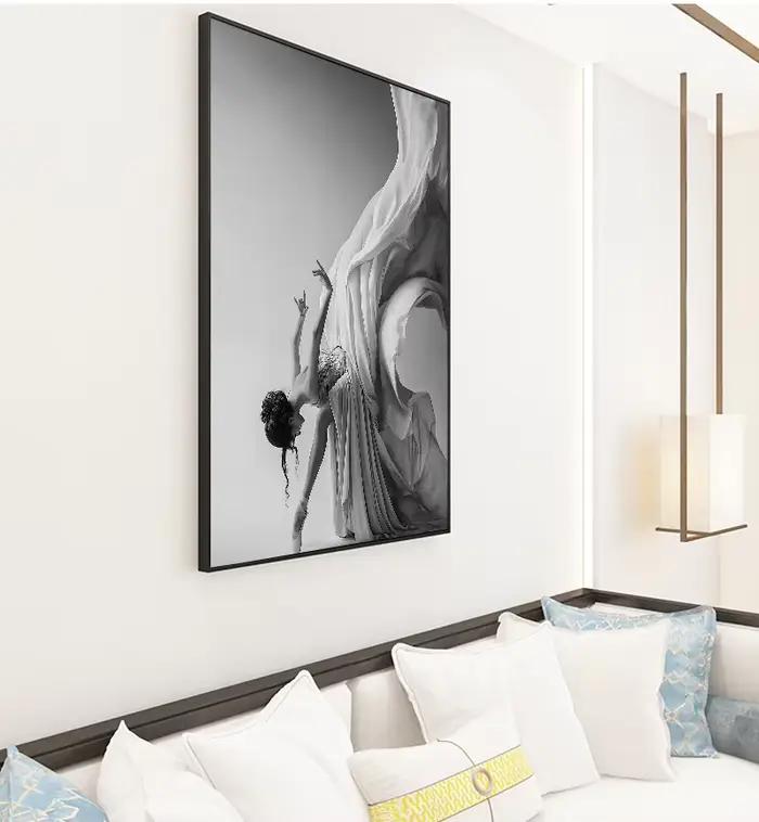 Affiche de peinture sur toile de phtalGirl de ballet moderne