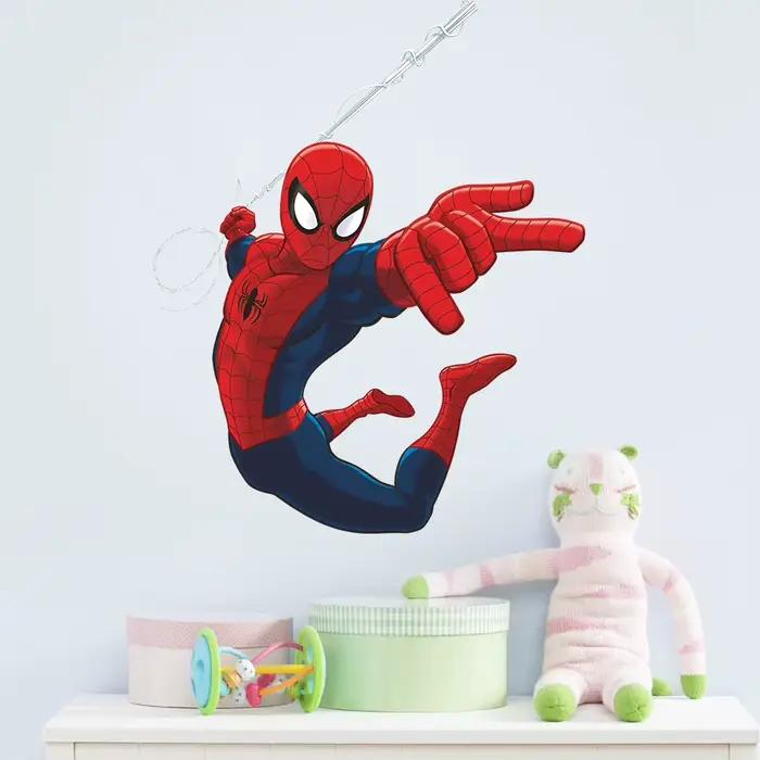 Autocollants muraux créatifs Super héros Spiderman