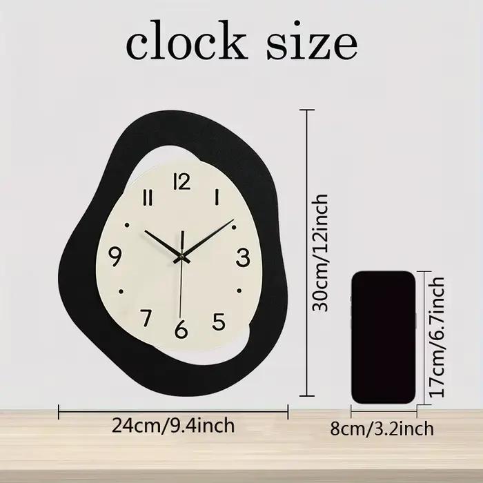 Horloge murale numérique créative moderne