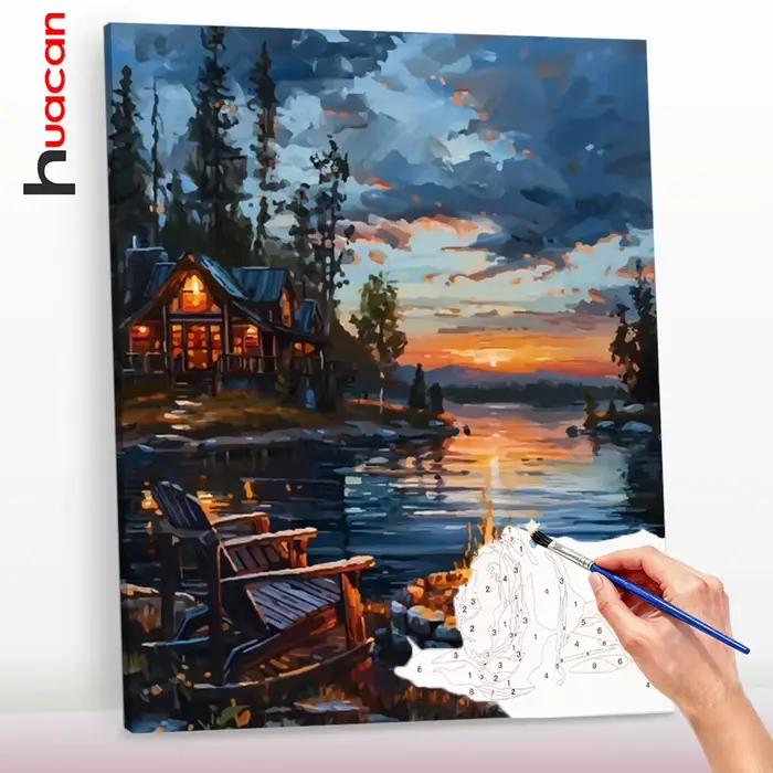 Peinture par numéros Huacan DIY