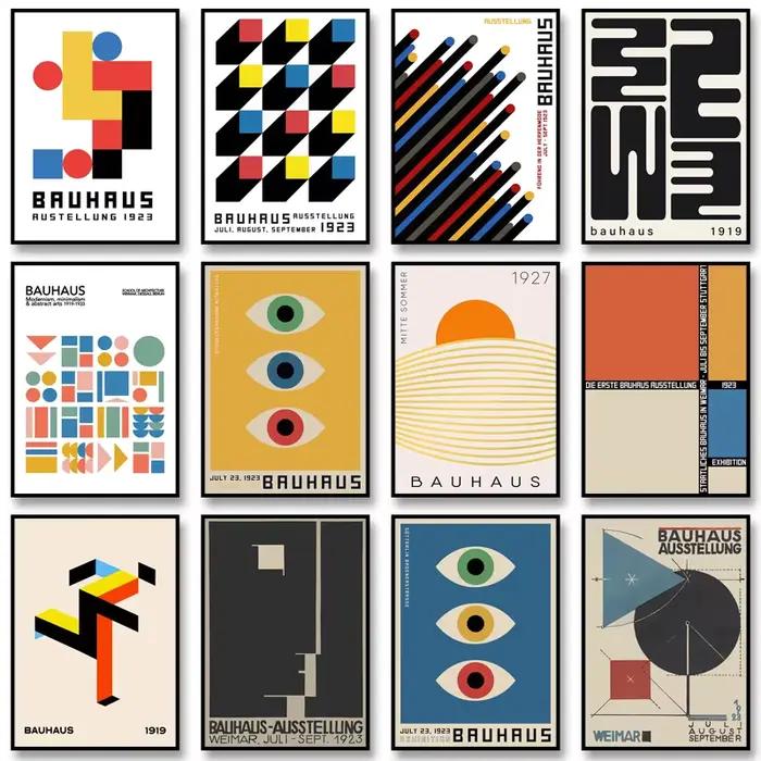 Affiche Premium yeux de Bauhaus