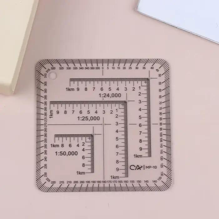 Carte topographique militaire pratique avec échelle de coordonnées militaires MGRS USNG pour les aventures de navigation maritime/terrestre