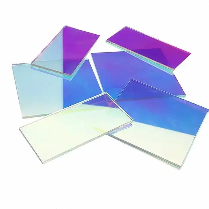 Panneau arc-en-ciel en plexiglas laser