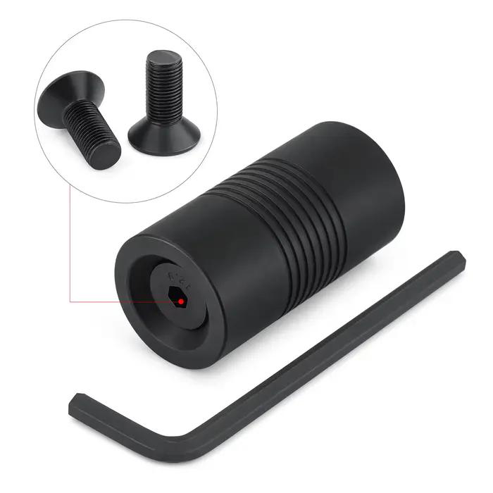 Outil de rainurage pour cadre de porte en acier trempé, conception double face, outil de rainurage pour fixation encastrée avec vis Allen et clé