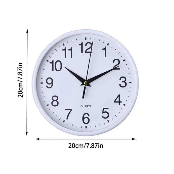 Horloge murale suspendue à piles