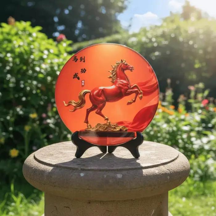Peintures décoratives de l'année du cheval