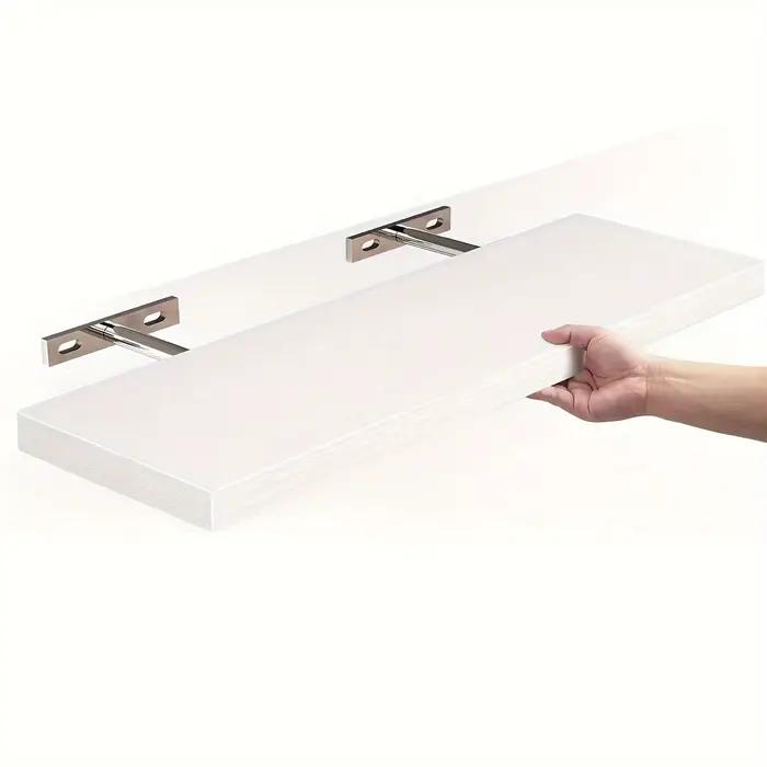 Étagère murale classique en bois massif