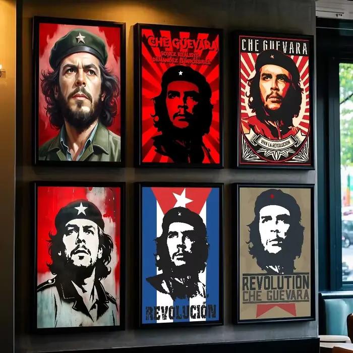 Affiche de héros révolutionnaire de célébrité Che Guevara