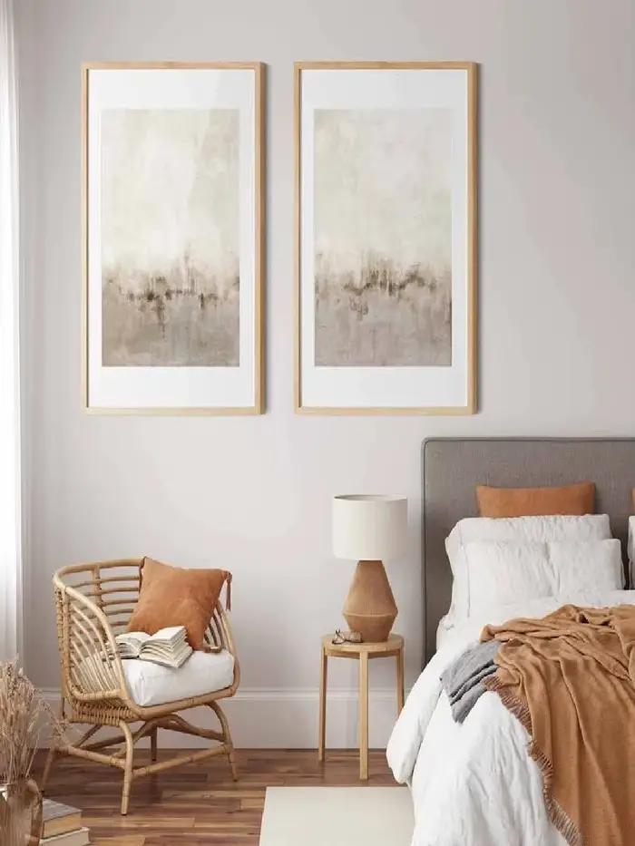 Toile d'art nordique minimaliste moderne