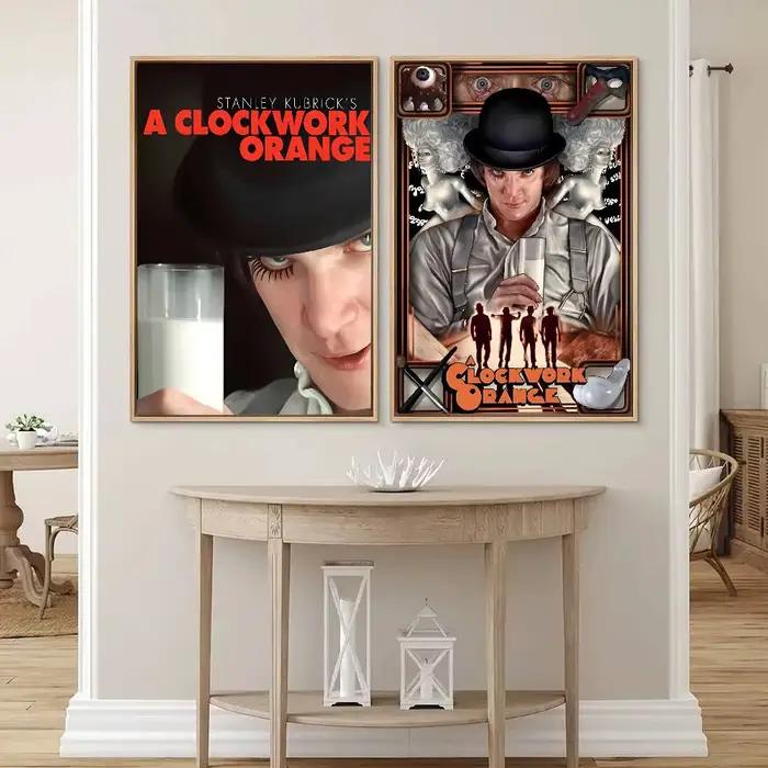 Affiche de film A-A Clockwork Orange avec impressions