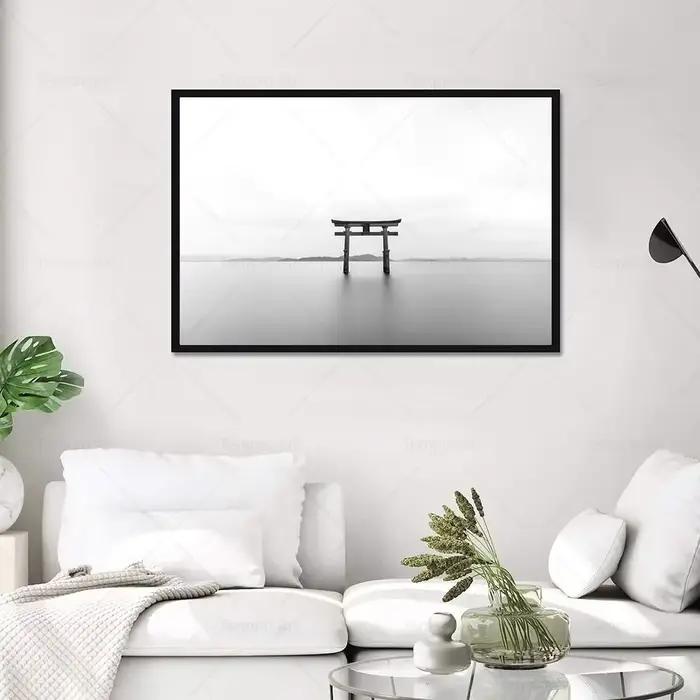Torii Gate Toile Peinture Abstraite