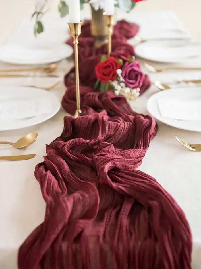 Chemin de Table en gaze
