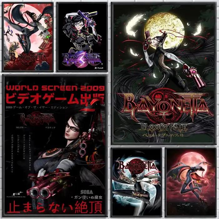 Poster autocollant mural du jeu Bayonetta 3