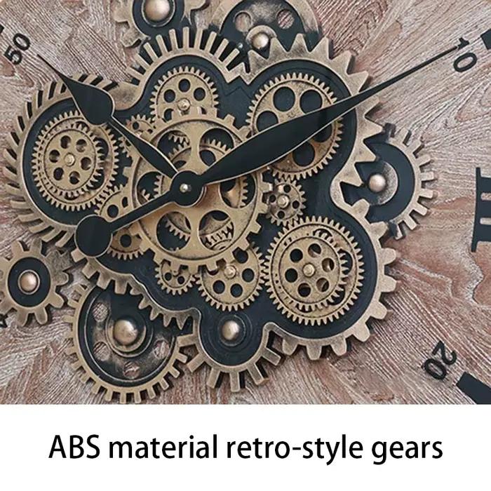 Horloge murale Vintage en bois