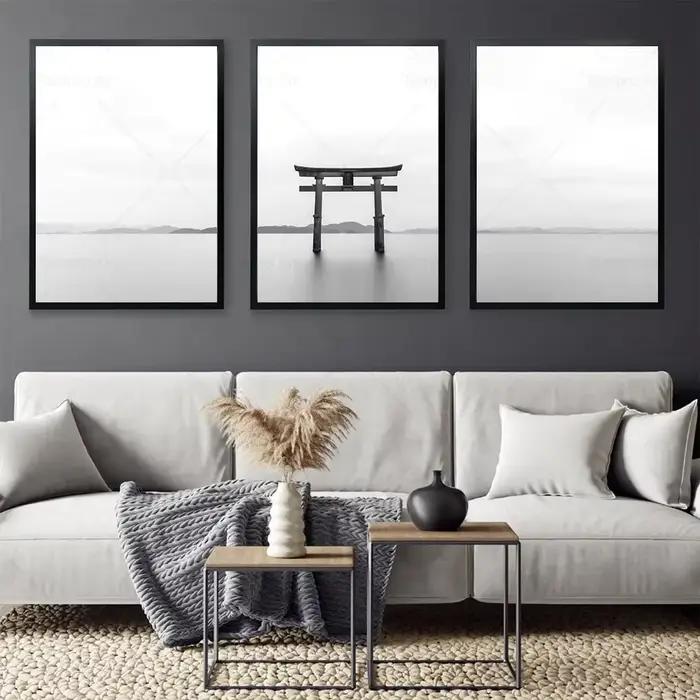 Torii Gate Toile Peinture Abstraite