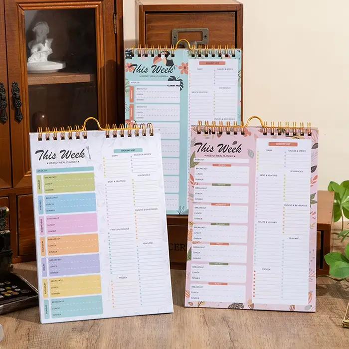 Bloc-notes de planification des repas